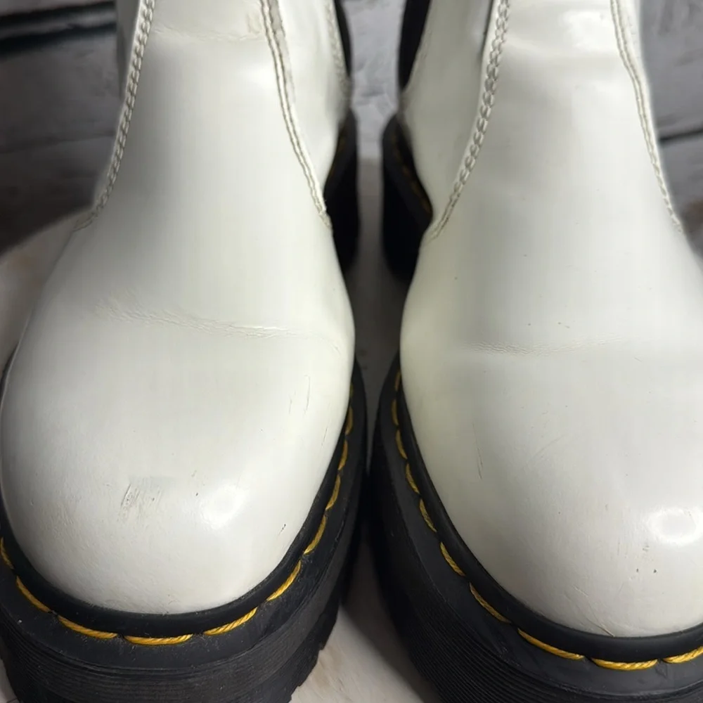 Dr. Martens Smooth Leather Chelsea 2976 Quad unisex Boots 7M 8W - Picture 6 of 11